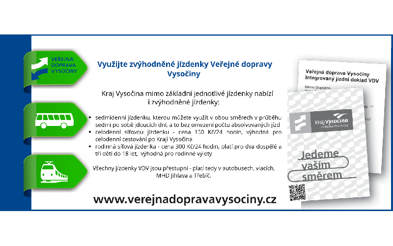 Aktuality - Veřejná doprava Kraje Vysočina
